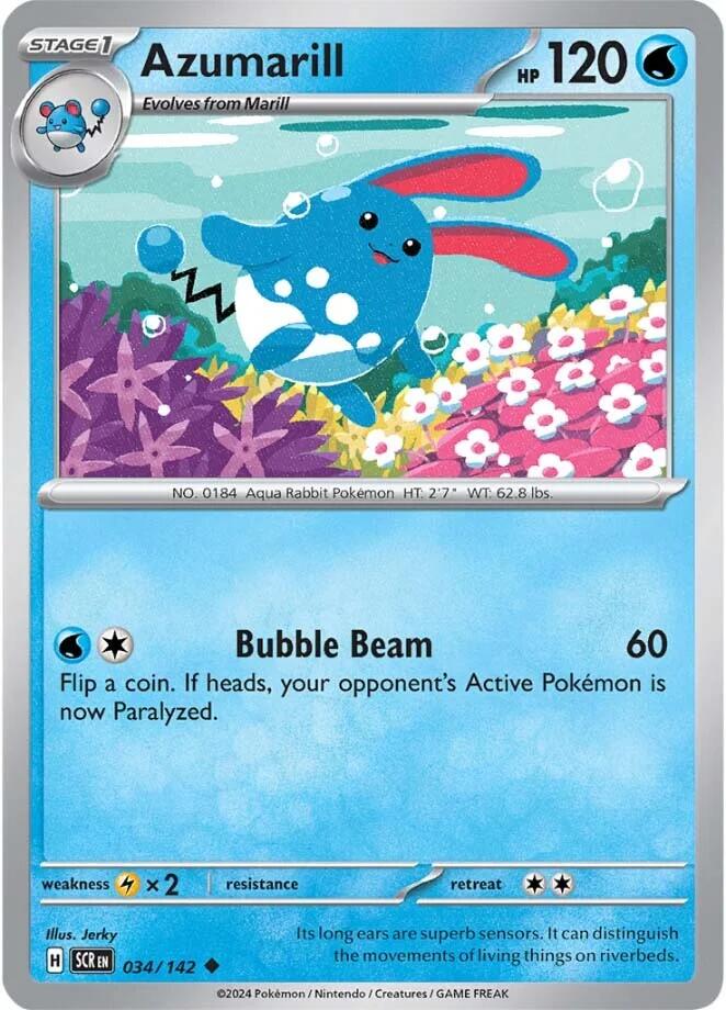 Azumarill (034/142) [Scarlet & Violet: Stellar Crown]-1