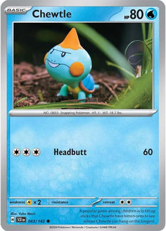 Chewtle (043/142) [Scarlet & Violet: Stellar Crown]-1