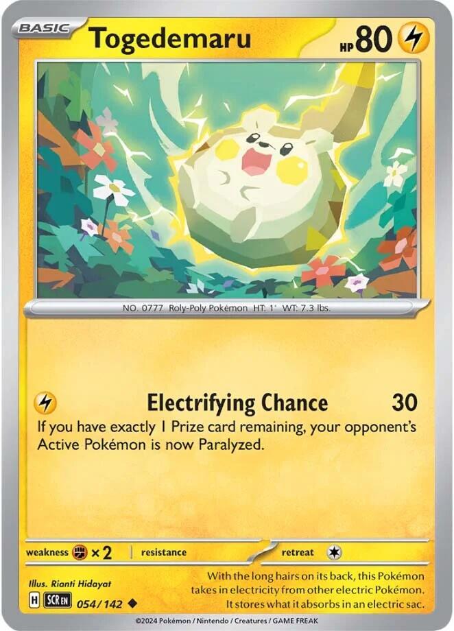Togedemaru (054/142) [Scarlet & Violet: Stellar Crown]-1