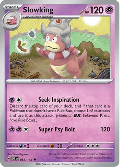 Slowking (058/142) [Scarlet & Violet: Stellar Crown]-1