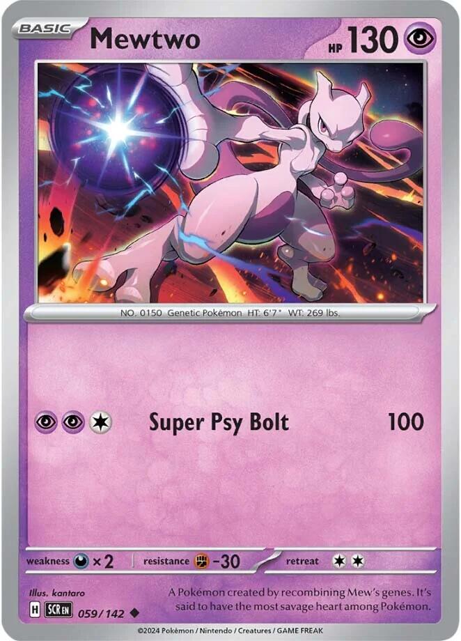 Mewtwo (059/142) [Scarlet & Violet: Stellar Crown]-1