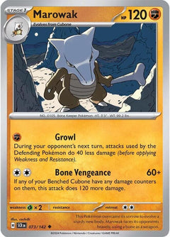Marowak (073/142) [Scarlet & Violet: Stellar Crown]-1