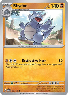 Rhydon (075/142) [Scarlet & Violet: Stellar Crown]-1