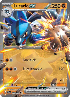Lucario ex (082/142) [Scarlet & Violet: Stellar Crown]-1