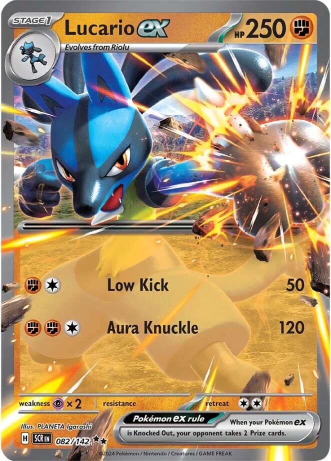 Lucario ex (082/142) [Scarlet & Violet: Stellar Crown]-1