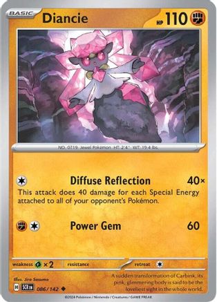 Diancie (086/142) [Scarlet & Violet: Stellar Crown]-1