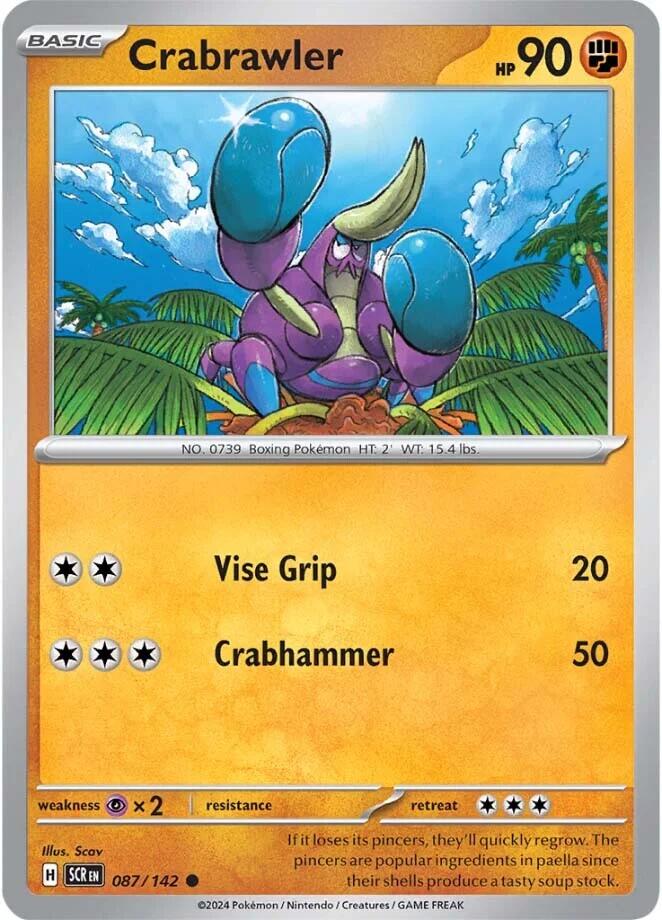 Crabrawler (087/142) [Scarlet & Violet: Stellar Crown]-1