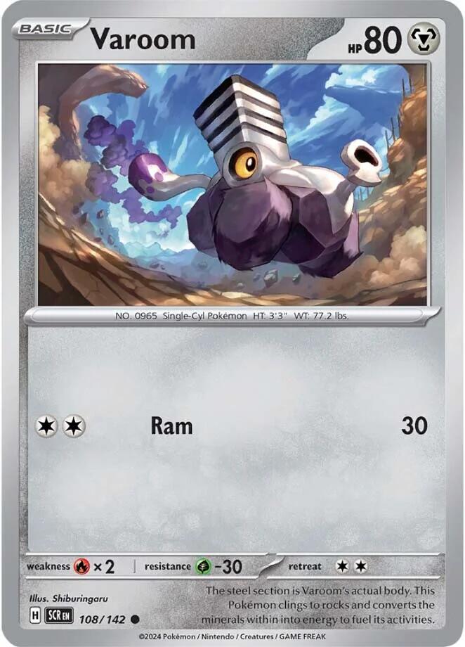 Varoom (108/142) [Scarlet & Violet: Stellar Crown]-1