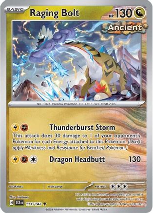 Raging Bolt (111/142) [Scarlet & Violet: Stellar Crown]-1