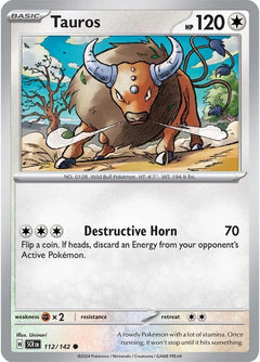 Tauros (112/142) [Scarlet & Violet: Stellar Crown]-1