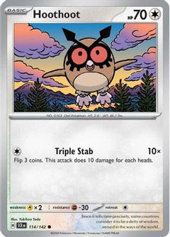 Hoothoot (114/142) [Scarlet & Violet: Stellar Crown]-1