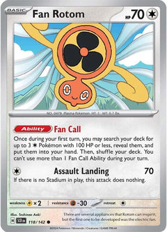 Fan Rotom (118/142) [Scarlet & Violet: Stellar Crown]-1