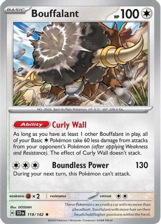 Bouffalant (119/142) [Scarlet & Violet: Stellar Crown]-1