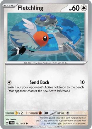 Fletchling (121/142) [Scarlet & Violet: Stellar Crown]-1