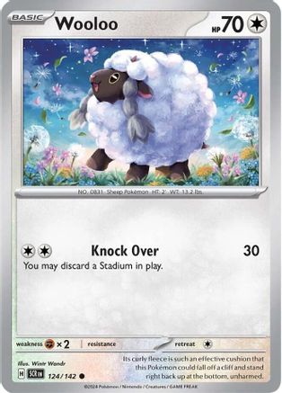 Wooloo (124/142) [Scarlet & Violet: Stellar Crown]-1