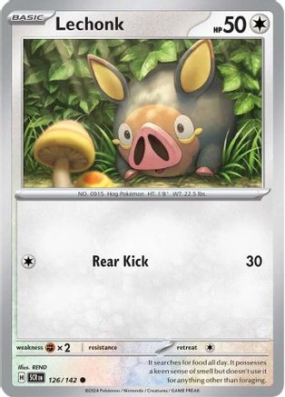 Lechonk (126/142) [Scarlet & Violet: Stellar Crown]-1