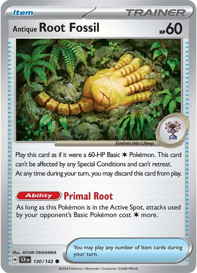 Antique Root Fossil (130/142) [Scarlet & Violet: Stellar Crown]-1