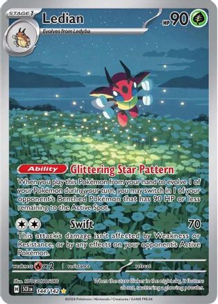 Ledian (144/142) [Scarlet & Violet: Stellar Crown]-1