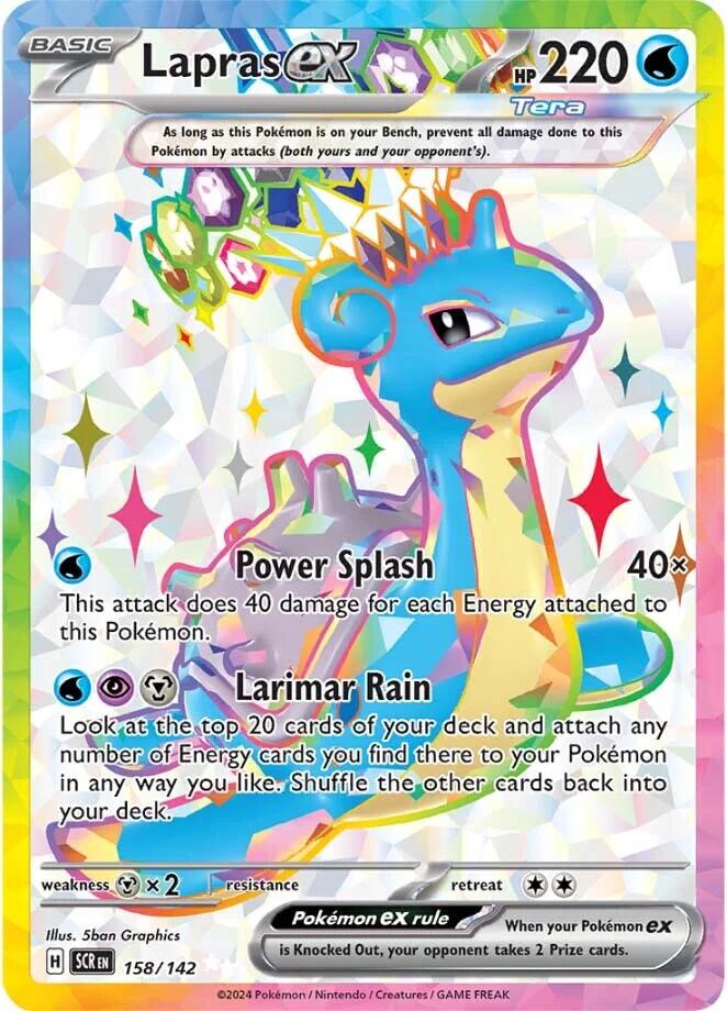 Lapras ex (158/142) [Scarlet & Violet: Stellar Crown]-1