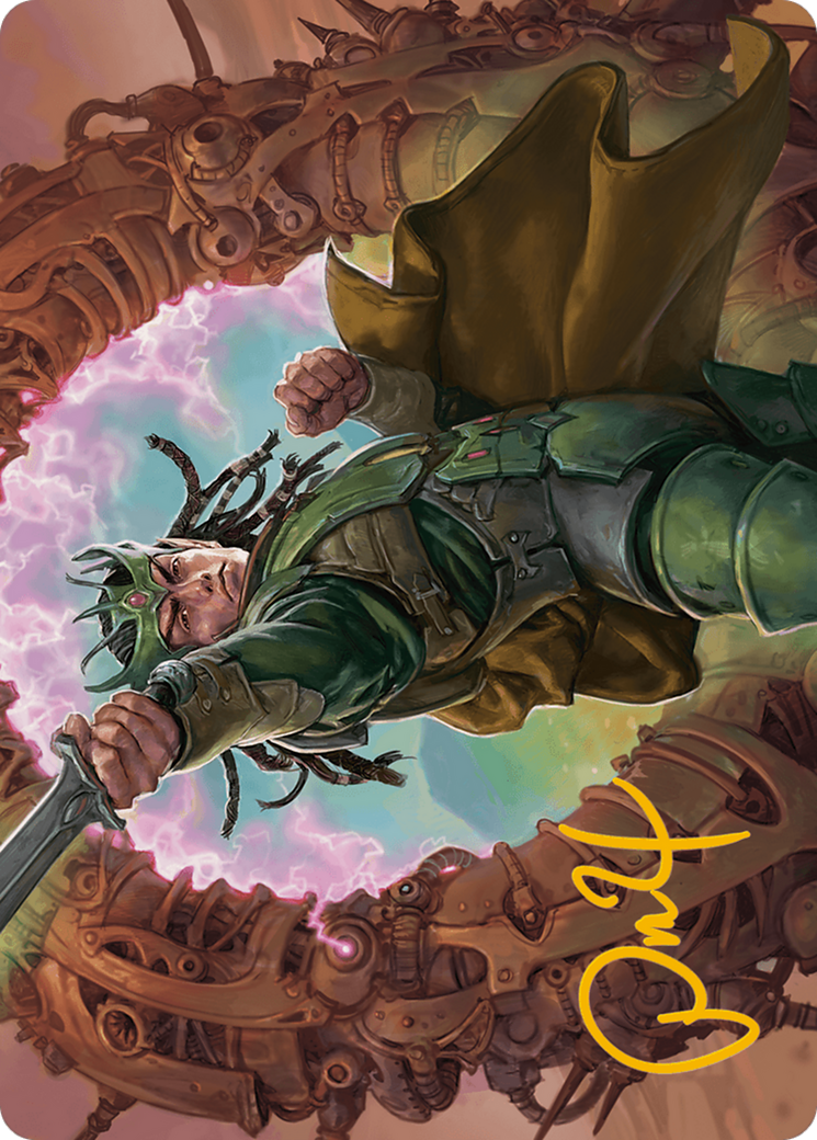 Eladamri, Korvecdal Art Card (Gold-Stamped Signature) [Modern Horizons 3 Art Series]-1