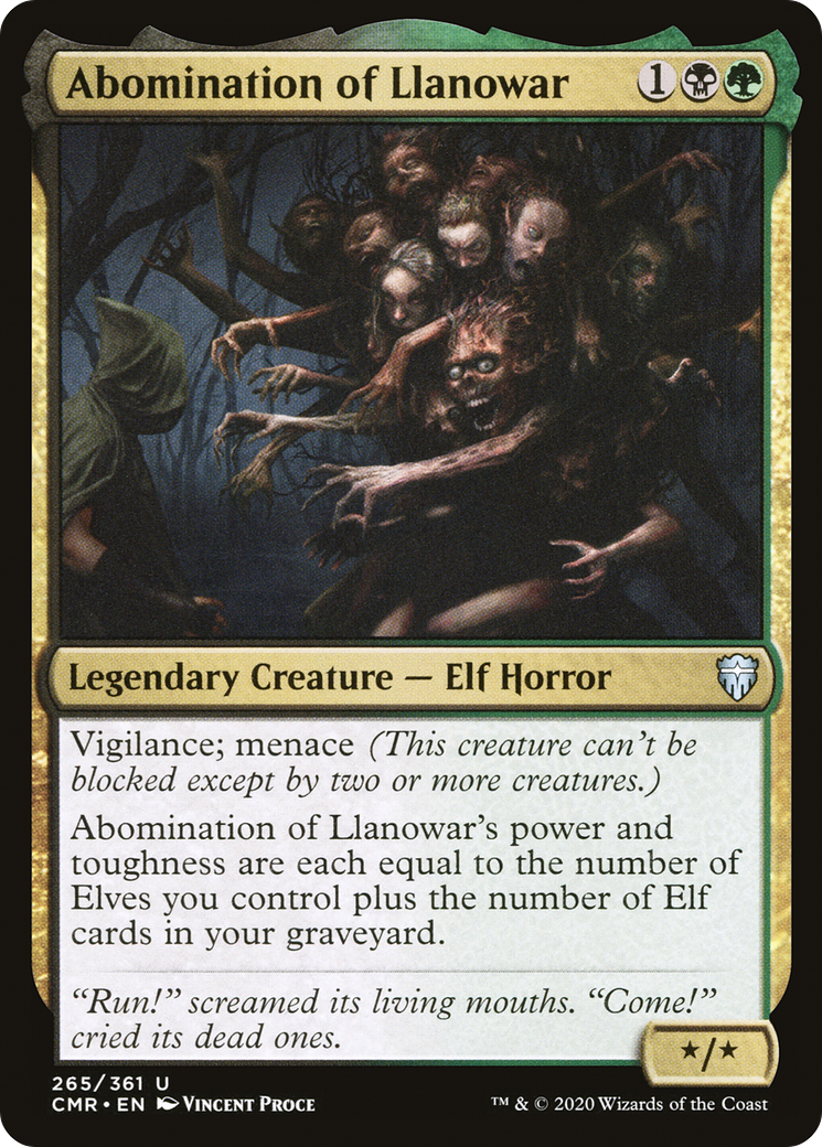 Abomination of Llanowar [Commander Legends]-1