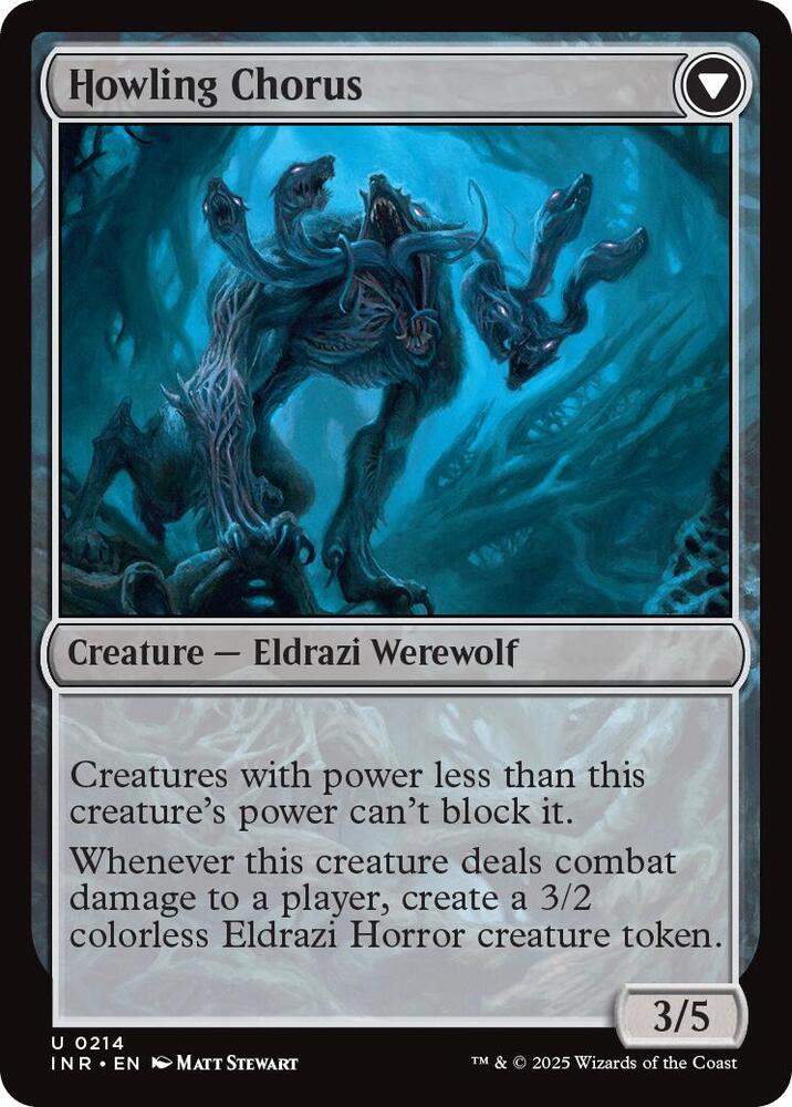 Shrill Howler // Howling Chorus [Innistrad Remastered]-2