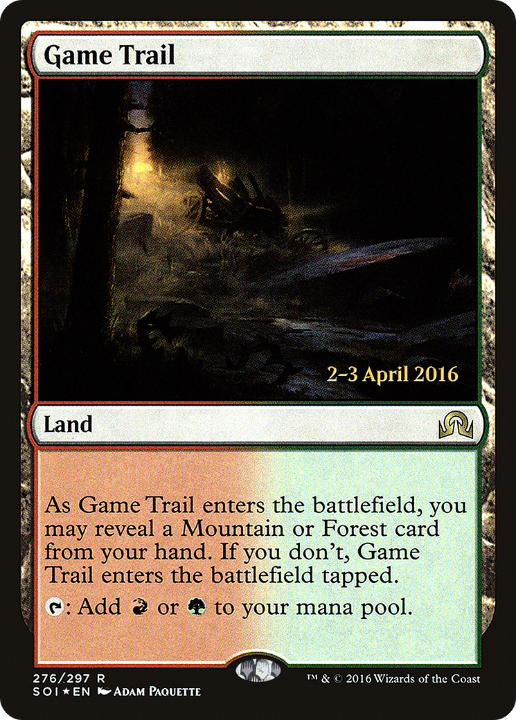 Game Trail [Shadows over Innistrad Prerelease Promos]-1