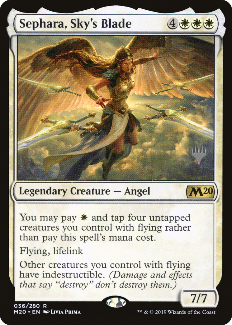 Sephara, Sky's Blade (Promo Pack) [Core Set 2020 Promos]-1