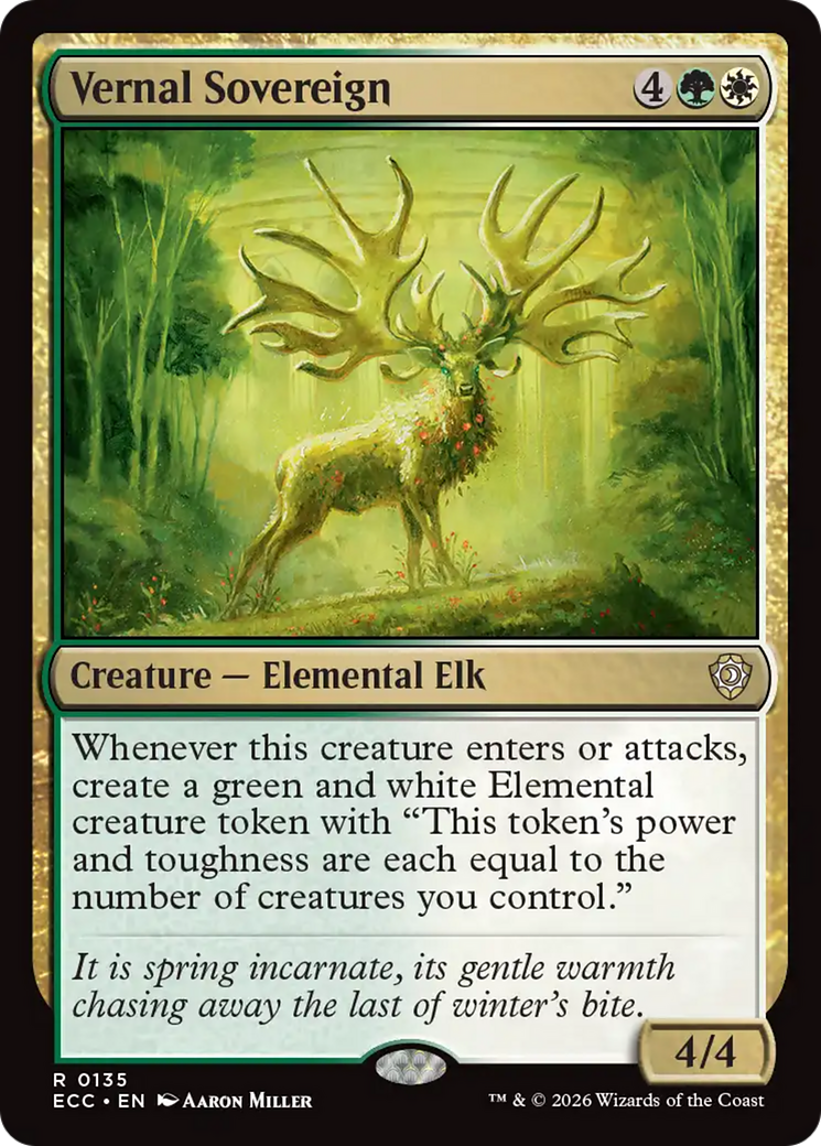 Vernal Sovereign [Lorwyn Eclipsed Commander]-1