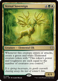 Vernal Sovereign [Lorwyn Eclipsed Commander]-1