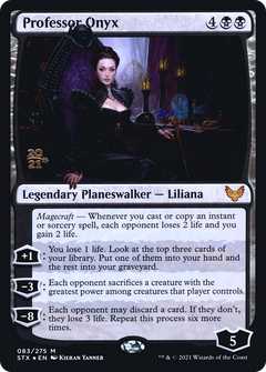 Professor Onyx [Strixhaven: School of Mages Prerelease Promos]-1