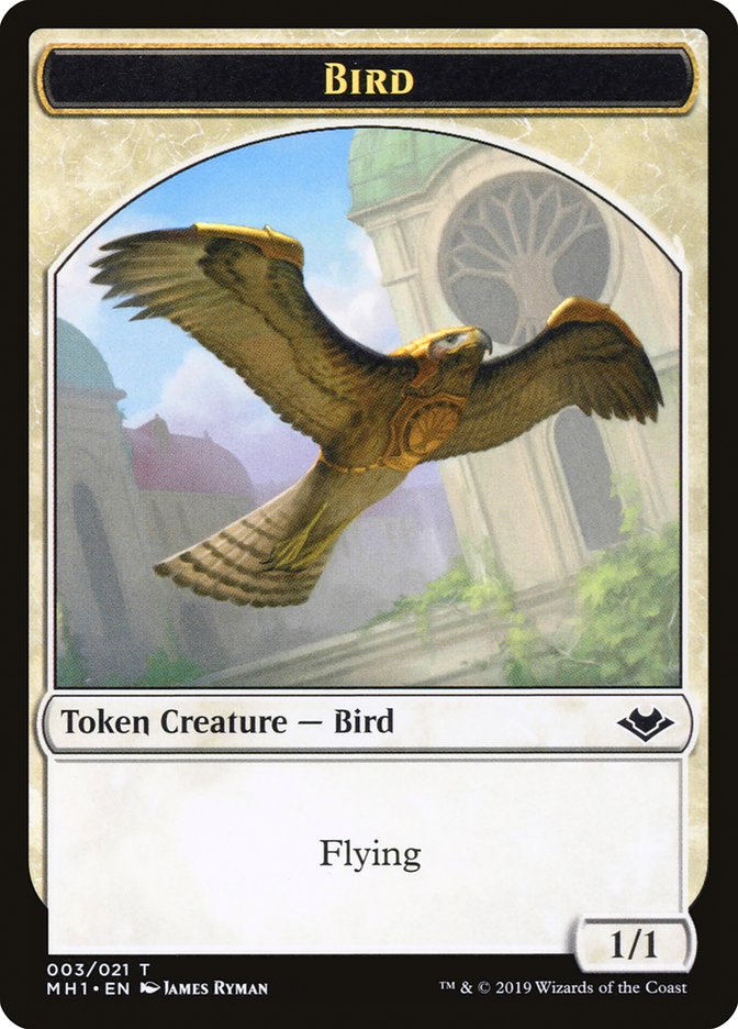 Angel (002) // Bird (003) Double-Sided Token [Modern Horizons Tokens]-2