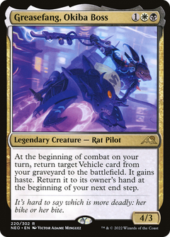 Greasefang, Okiba Boss (NEO-220) - Kamigawa: Neon Dynasty-1