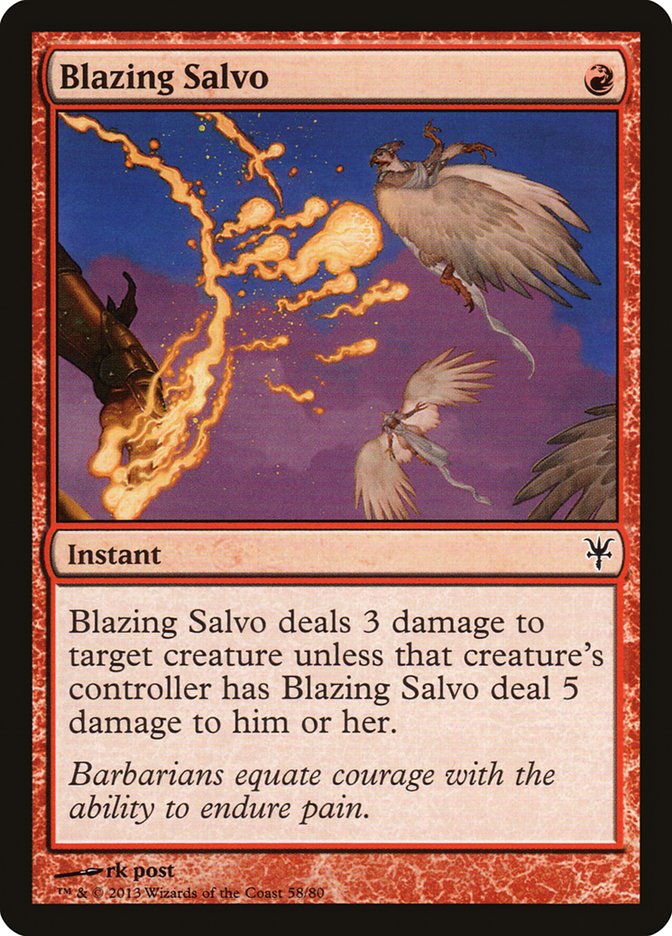 Blazing Salvo [Duel Decks: Sorin vs. Tibalt]-2