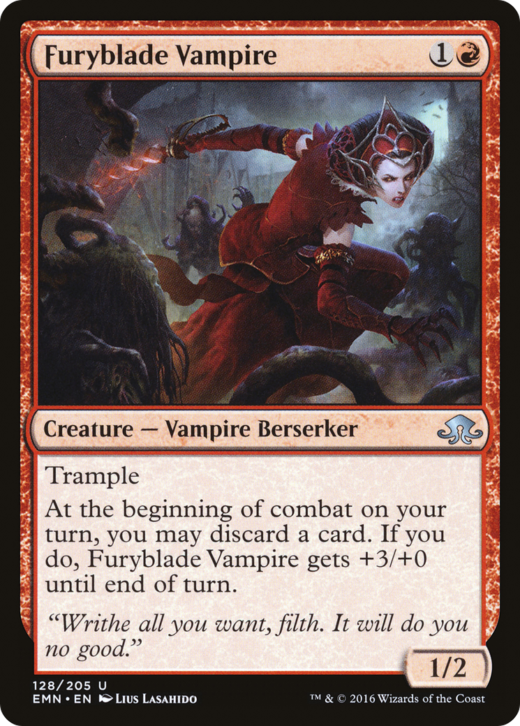 Furyblade Vampire [Eldritch Moon]-1