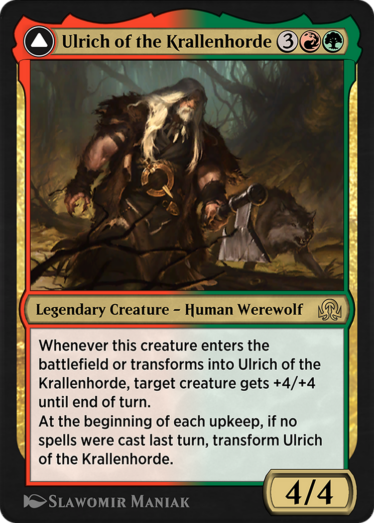 Ulrich of the Krallenhorde // Ulrich, Uncontested Alpha (SIR-246) - Shadows over Innistrad Remastered-3