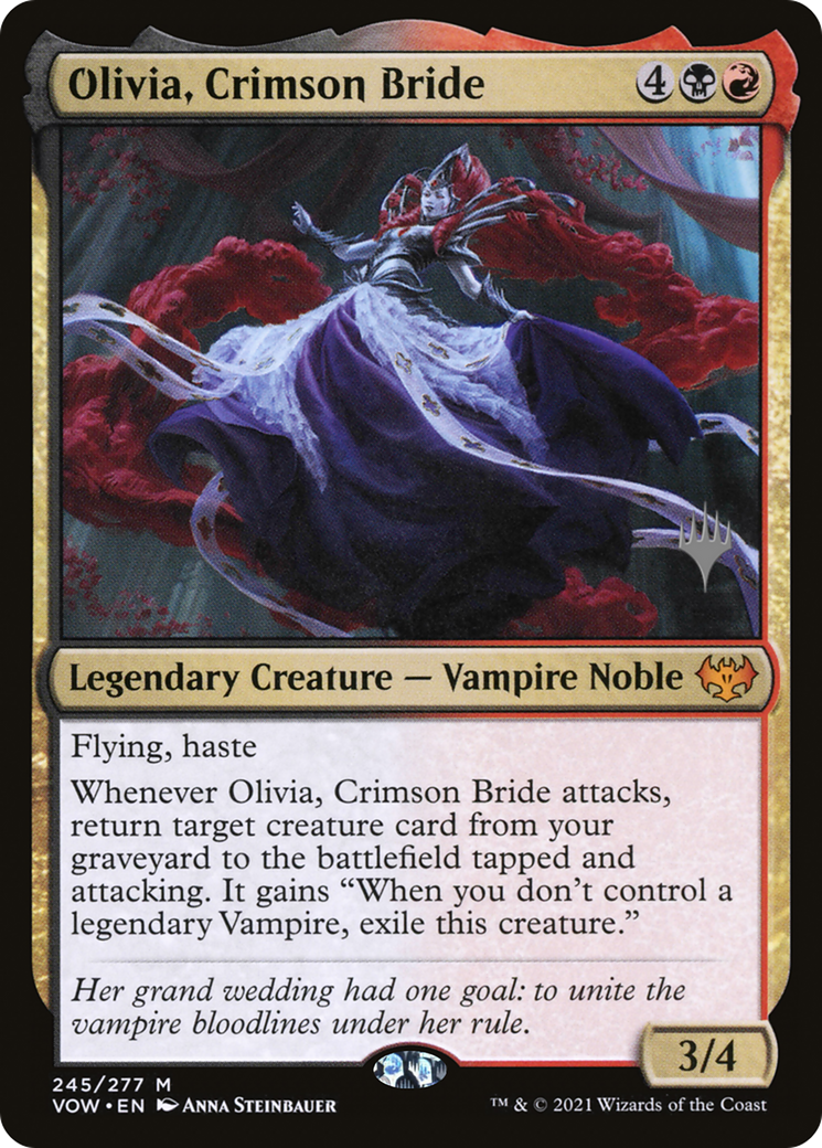 Olivia, Crimson Bride (Promo Pack) [Innistrad: Crimson Vow Promos]-1