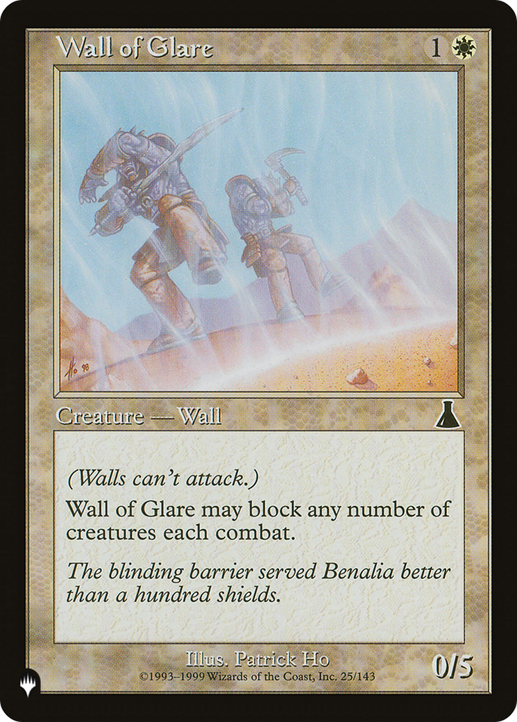 Wall of Glare (LIST-25/143) - The List-1