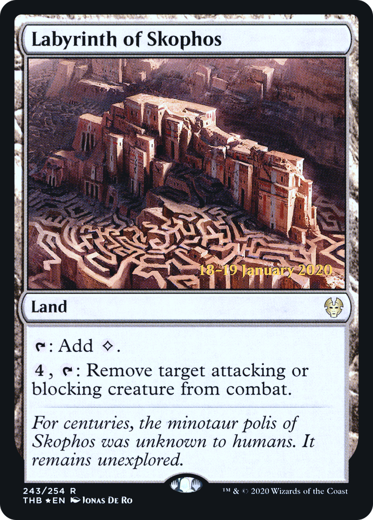 Labyrinth of Skophos [Theros Beyond Death Prerelease Promos]-1