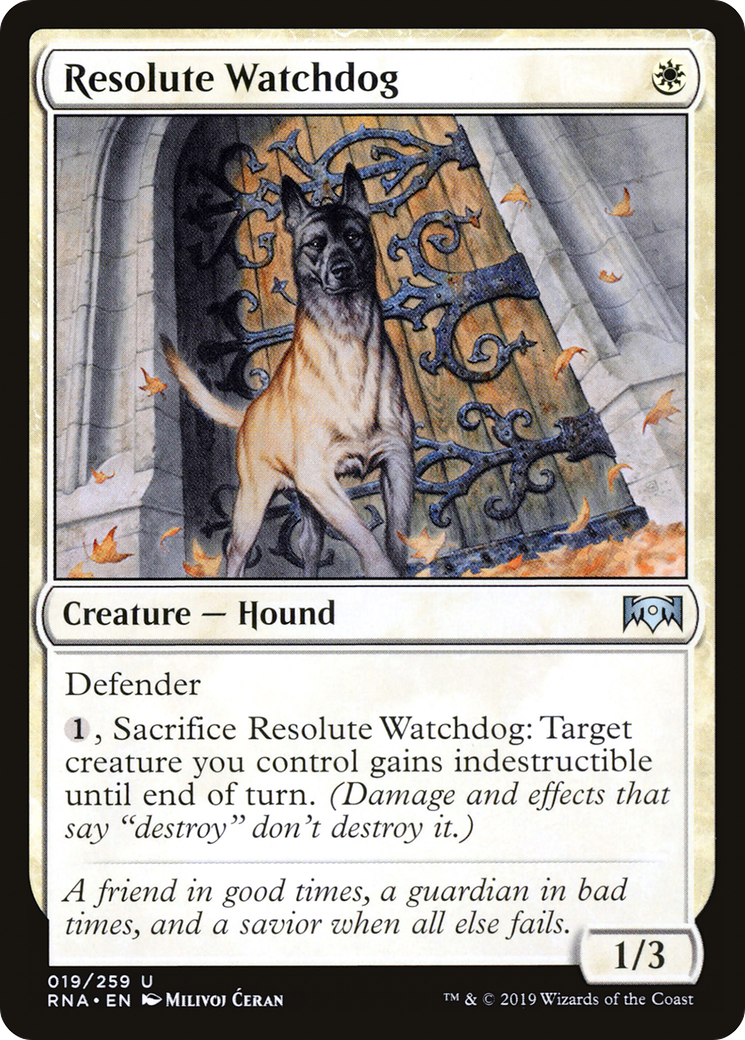 Resolute Watchdog [Ravnica Allegiance]-1
