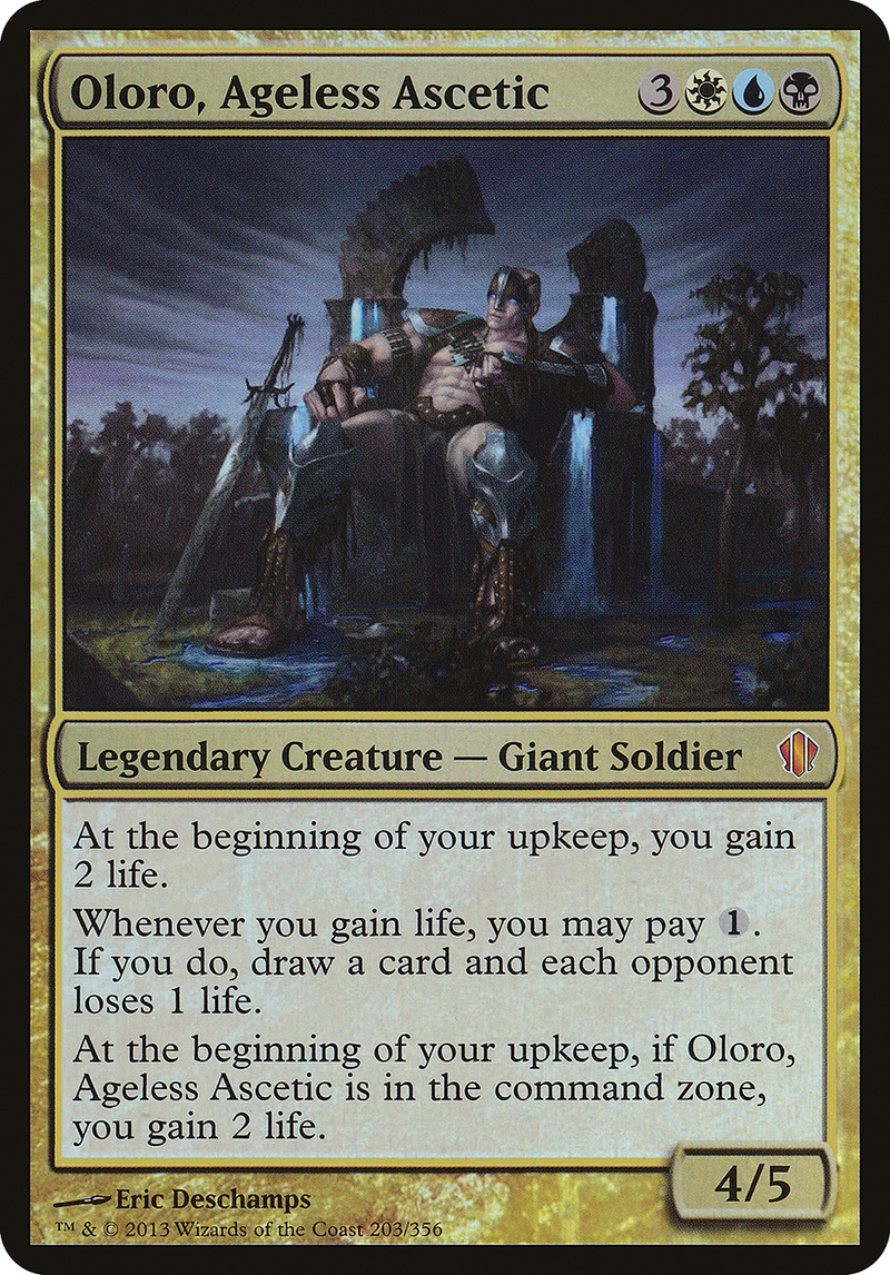 Oloro, Ageless Ascetic (Oversized) [Commander 2013 Oversized]-1