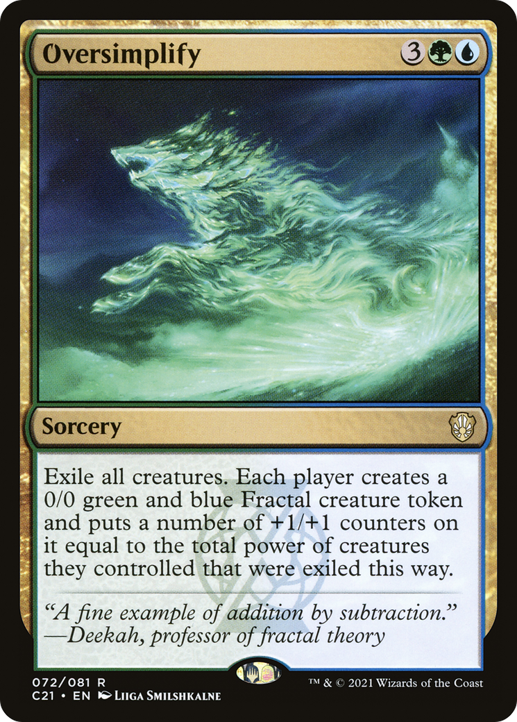 Oversimplify [Commander 2021]-1