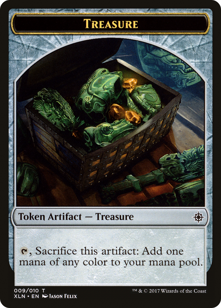 Treasure Token (009) (XLN-009) - Ixalan Tokens-1