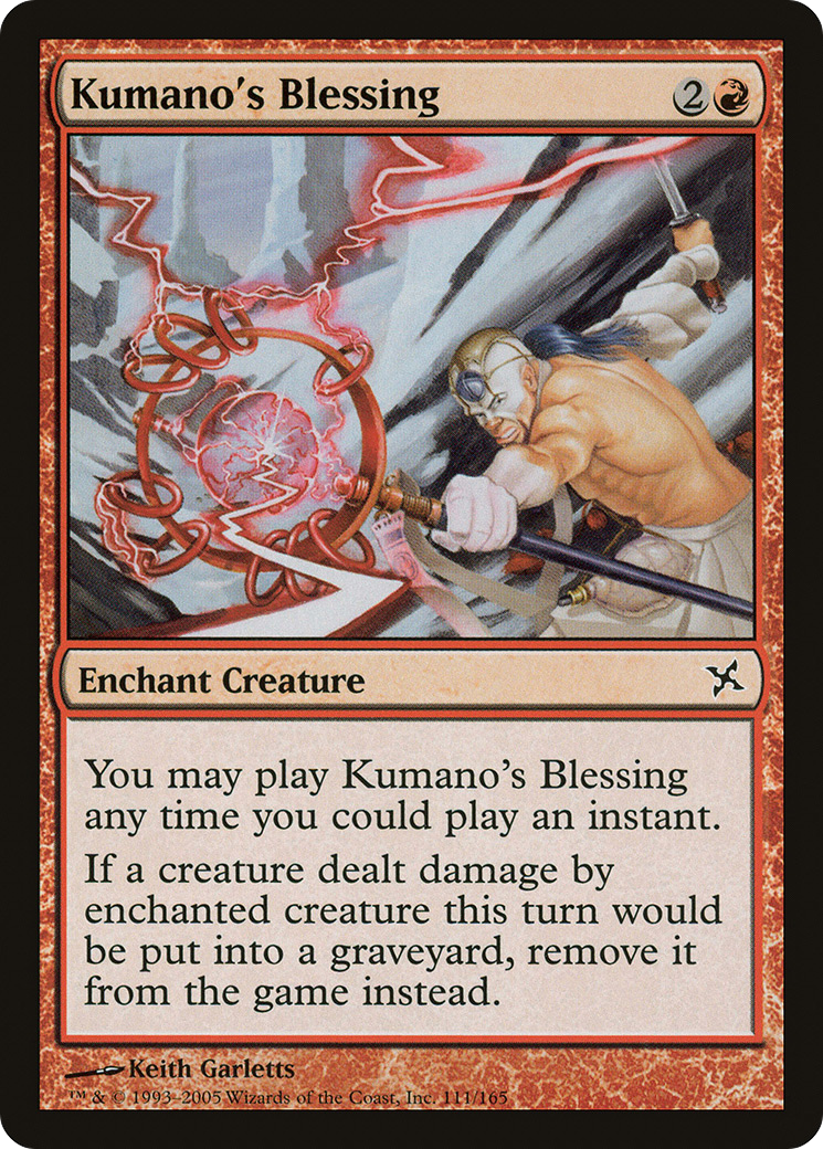 Kumano's Blessing [Betrayers of Kamigawa]-1
