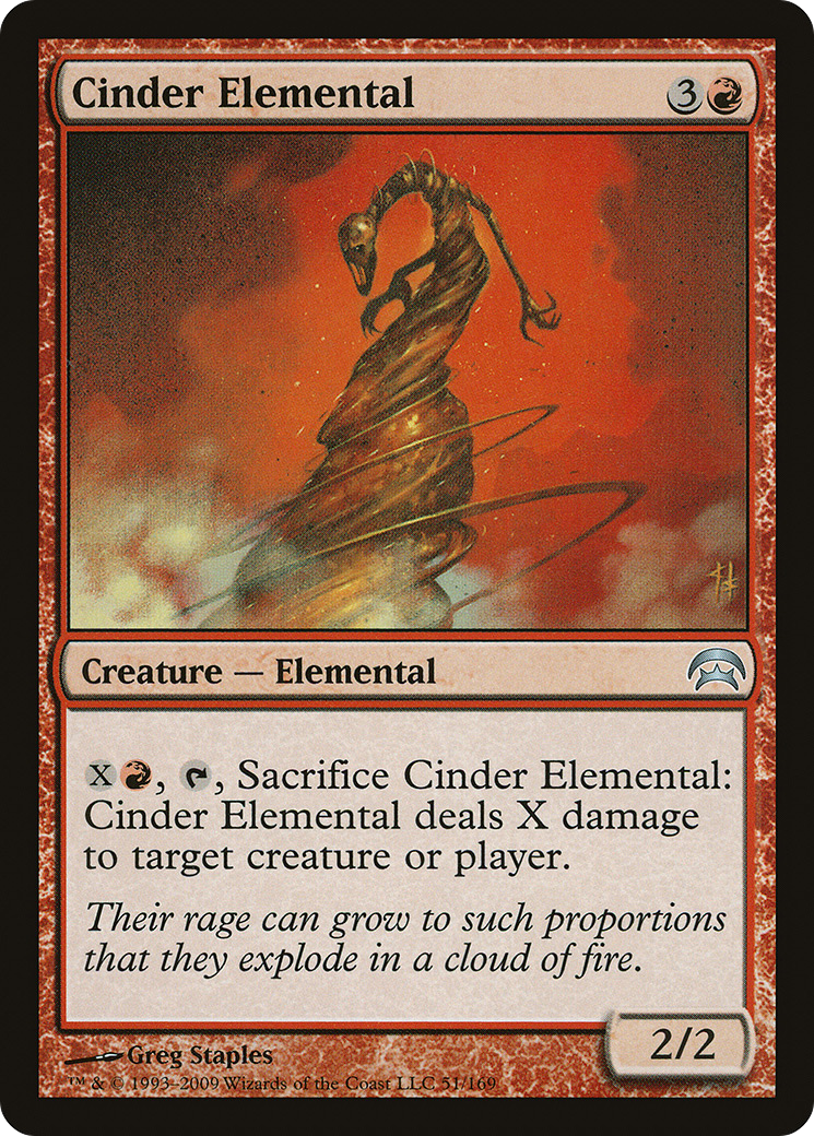 Cinder Elemental [Planechase]-1