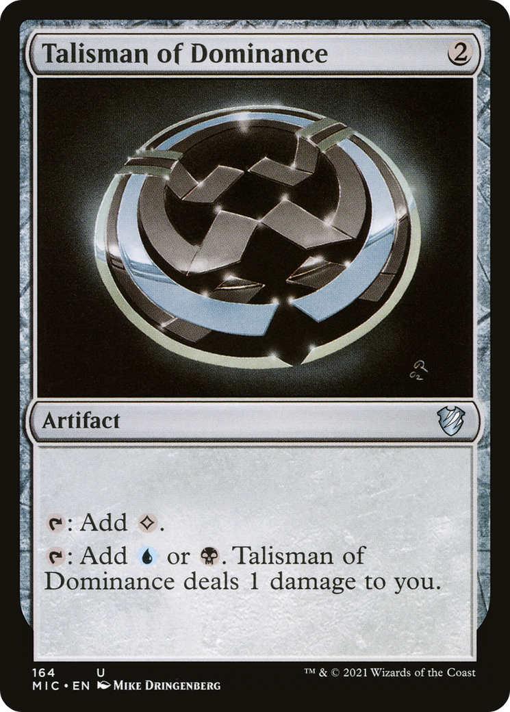 Talisman of Dominance [Innistrad: Midnight Hunt Commander]-1