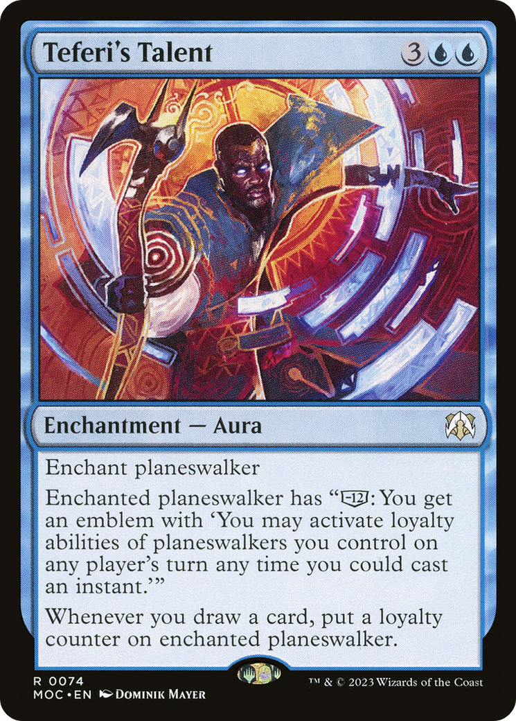 Teferi's Talent [March of the Machine Commander]-1