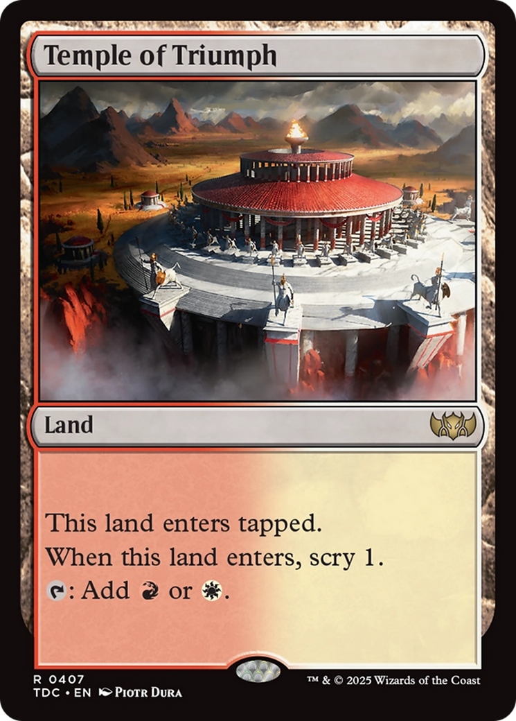 Temple of Triumph [Tarkir: Dragonstorm Commander]-1