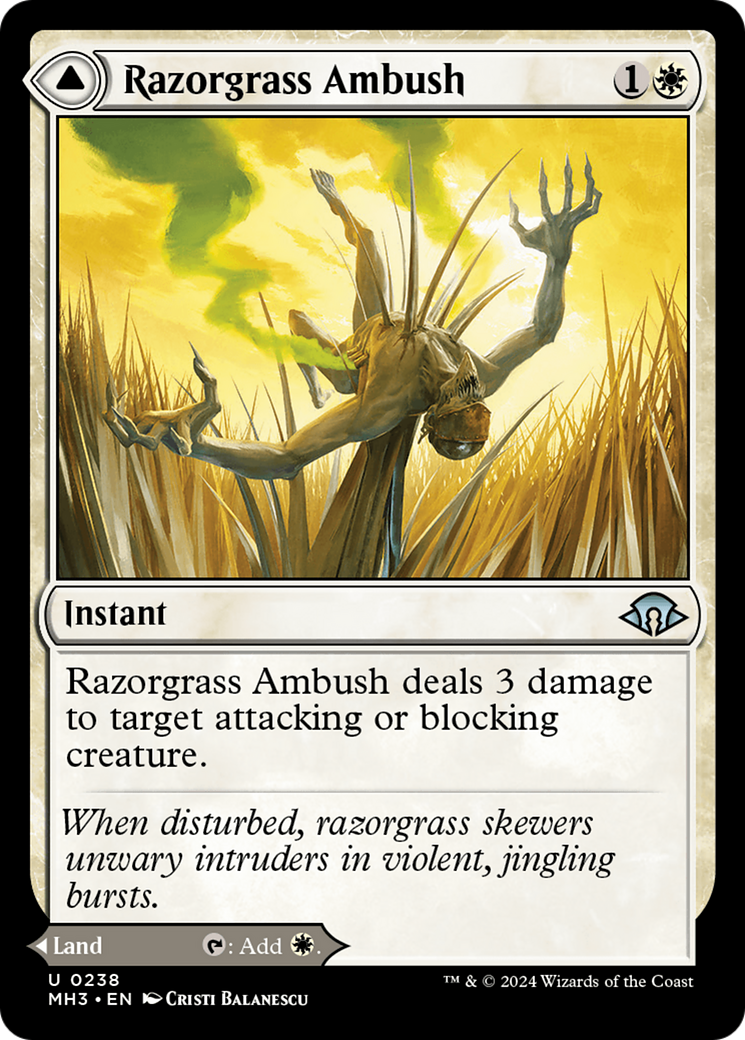 Razorgrass Ambush // Razorgrass Field [Modern Horizons 3]-5