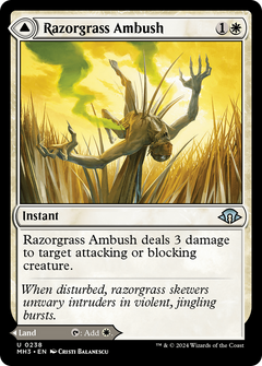 Razorgrass Ambush // Razorgrass Field [Modern Horizons 3]-4